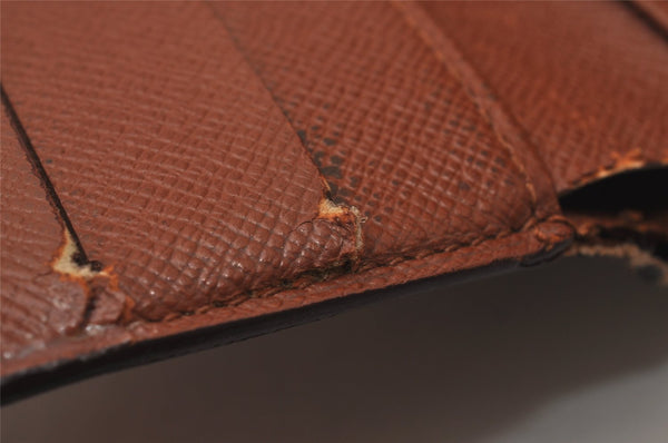 Authentic Louis Vuitton Monogram M61652 Porte Monnaie Billet Carte Credit 6754I