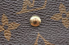 Authentic Louis Vuitton Monogram M61652 Porte Monnaie Billet Carte Credit 6754I