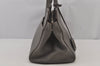 Auth SAINT LAURENT Cabas Rive Gauche 2Way Hand Bag Leather 400413 Gray 6754J