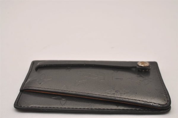 Authentic Louis Vuitton Monogram Mat Clochette GM Key Case Gray M65130 LV 6755I