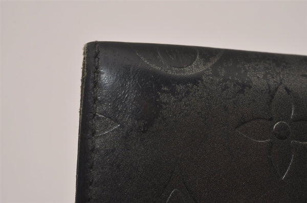 Authentic Louis Vuitton Monogram Mat Clochette GM Key Case Gray M65130 LV 6755I