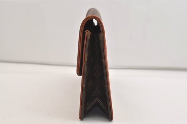 Authentic Louis Vuitton Monogram Pochette Dame GM M51810 Clutch Hand Bag 6757J