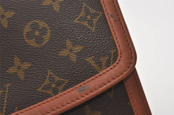 Authentic Louis Vuitton Monogram Pochette Dame GM M51810 Clutch Hand Bag 6757J