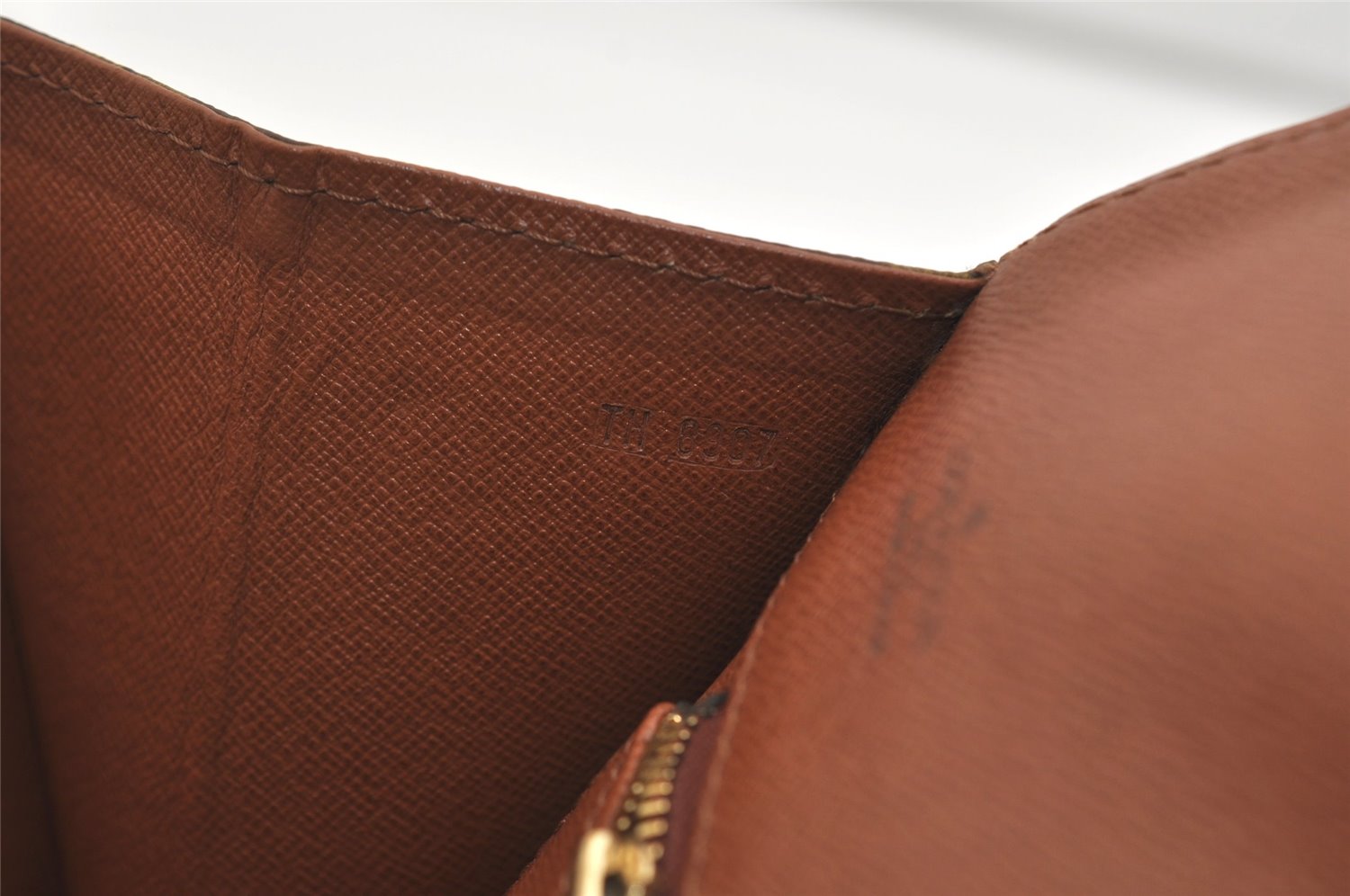 Authentic Louis Vuitton Monogram Pochette Dame GM M51810 Clutch Hand Bag 6757J