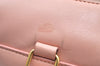 Authentic SAINT LAURENT Baby Duffle 2Way Hand Bag Leather 330958 Pink 6759F