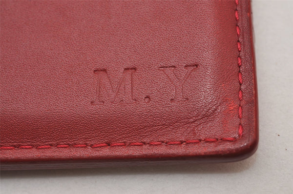 Auth Louis Vuitton Vernis Portefeuille International Wallet Red M93531 LV 6760I