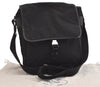 Authentic PRADA Nylon Tessuto Saffiano Leather Shoulder Cross Bag Black 6761J