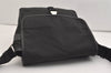 Authentic PRADA Nylon Tessuto Saffiano Leather Shoulder Cross Bag Black 6761J