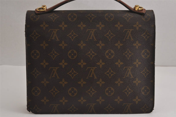Authentic Louis Vuitton Monogram Monceau 2Way Shoulder Hand Bag M51185 LV  6763J