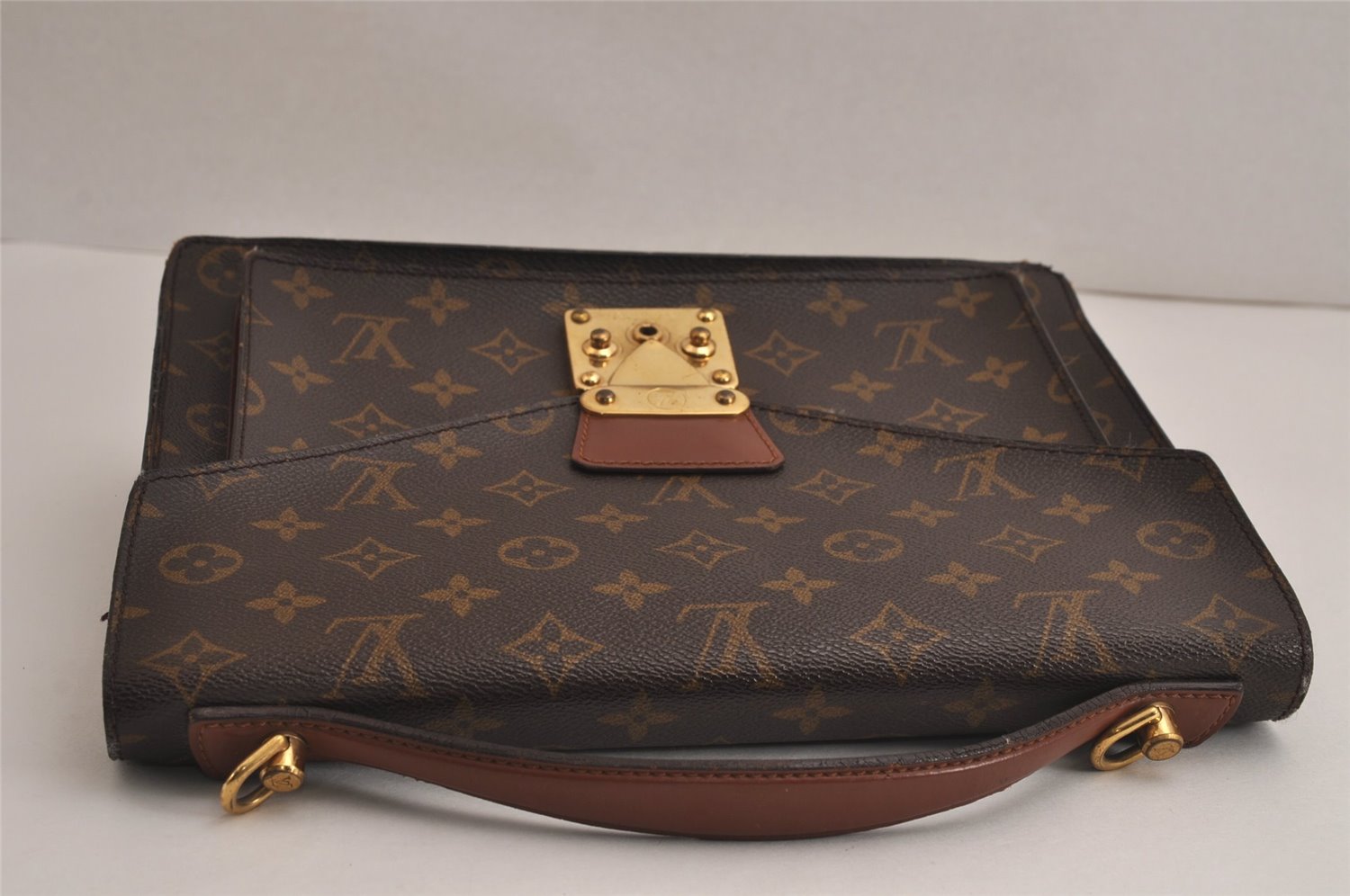 Authentic Louis Vuitton Monogram Monceau 2Way Shoulder Hand Bag M51185 LV  6763J