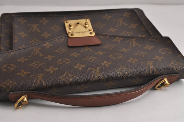 Authentic Louis Vuitton Monogram Monceau 2Way Shoulder Hand Bag M51185 LV  6763J