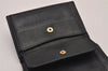 Authentic CHANEL Caviar Skin Vintage CC Logo Trifold Wallet Purse Black 6765I