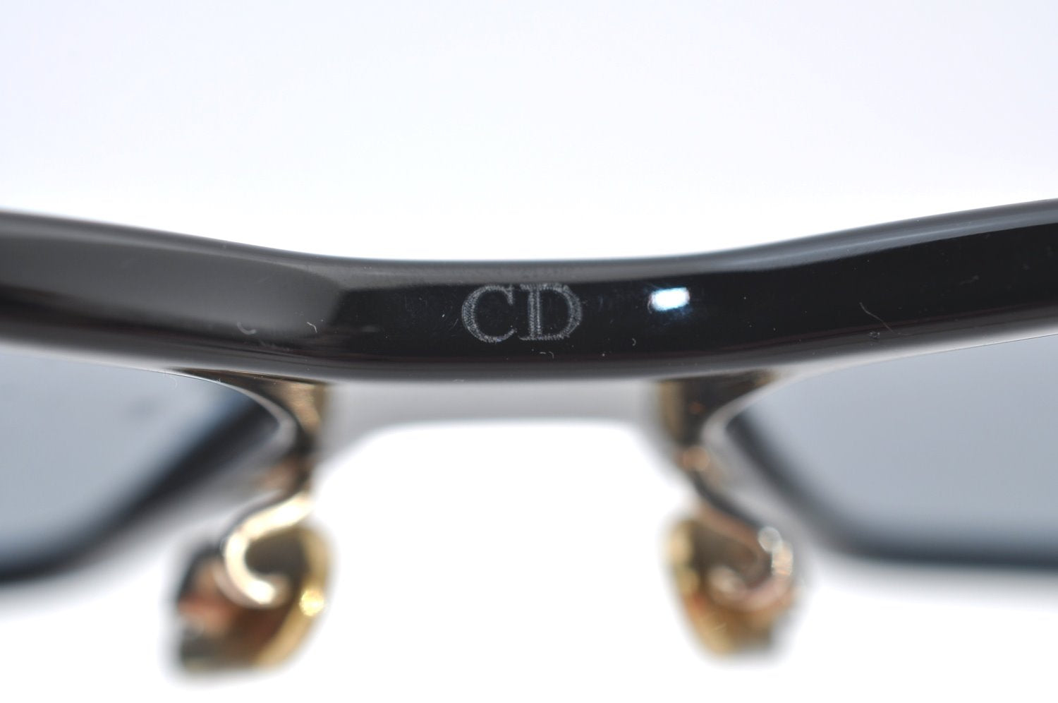 Authentic Christian Dior Vintage Sunglasses 12BO Plastic Titanium Blue CD 6765J