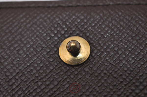 Auth Louis Vuitton Damier Porte Monnaie Billet Carte Credit N61652 Wallet 6766I