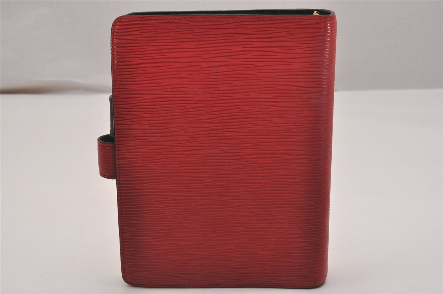 Authentic Louis Vuitton Epi Agenda MM Notebook Cover Red R20047 LV 6766J