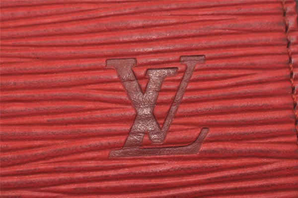 Authentic Louis Vuitton Epi Agenda MM Notebook Cover Red R20047 LV 6766J