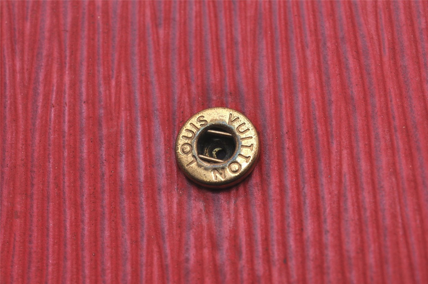 Authentic Louis Vuitton Epi Agenda MM Notebook Cover Red R20047 LV 6766J