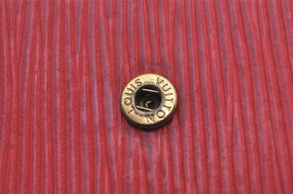 Authentic Louis Vuitton Epi Agenda MM Notebook Cover Red R20047 LV 6766J