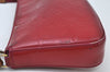 Authentic Louis Vuitton Vernis Pochette Accessoires Pouch Red M91577 LV 6767I