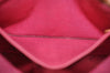 Authentic Louis Vuitton Vernis Pochette Accessoires Pouch Red M91577 LV 6767I