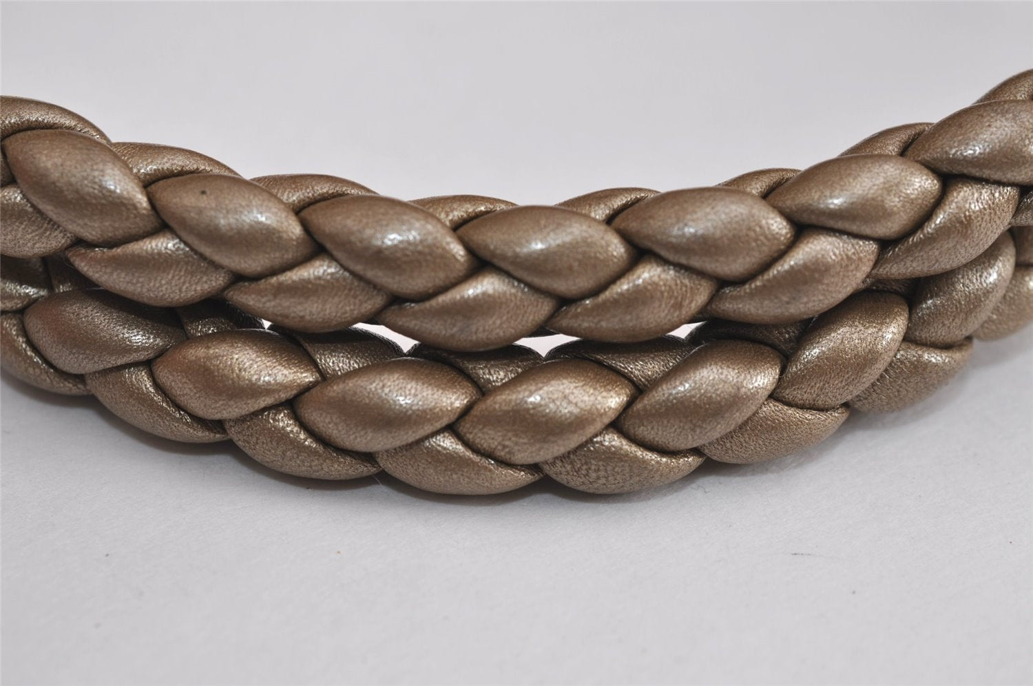 Authentic GUCCI Bamboo Bella Tassel 2Way Hand Bag Leather 282300 Gold 6768J