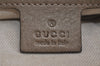 Authentic GUCCI Bamboo Bella Tassel 2Way Hand Bag Leather 282300 Gold 6768J