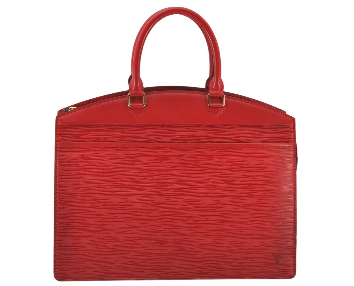 Authentic Louis Vuitton Epi Riviera Hand Bag Red M48187 LV Junk 6768K