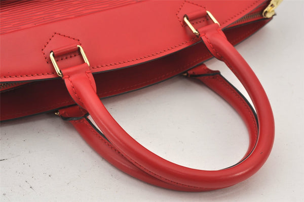 Authentic Louis Vuitton Epi Riviera Hand Bag Red M48187 LV Junk 6768K