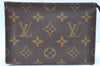 Authentic Louis Vuitton Monogram Poche Toilette 15 M47546 Cosmetics Pouch 6769I