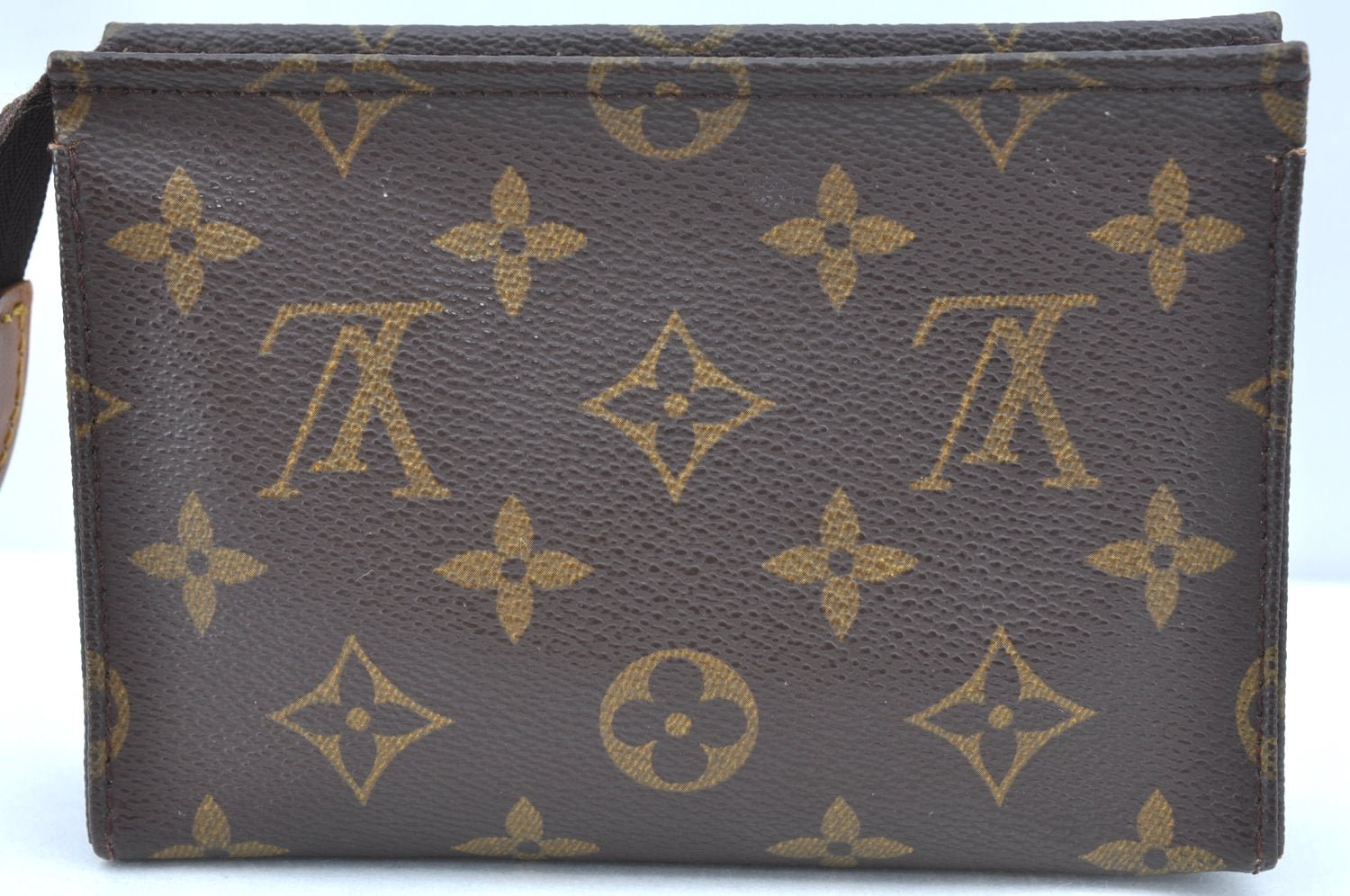 Authentic Louis Vuitton Monogram Poche Toilette 15 M47546 Cosmetics Pouch 6769I