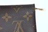 Authentic Louis Vuitton Monogram Poche Toilette 15 M47546 Cosmetics Pouch 6769I