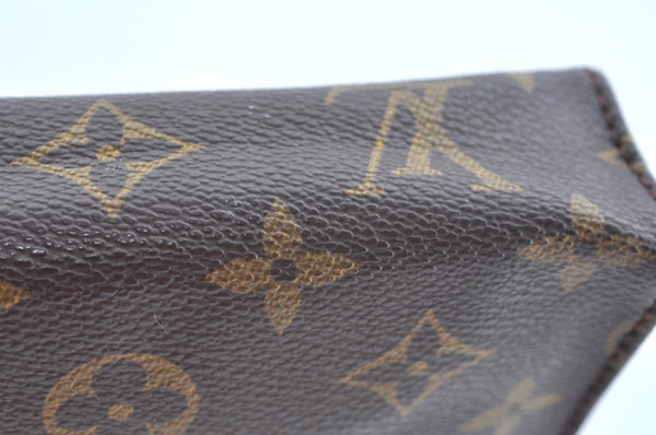 Authentic Louis Vuitton Monogram Poche Toilette 15 M47546 Cosmetics Pouch 6769I