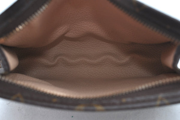 Authentic Louis Vuitton Monogram Poche Toilette 15 M47546 Cosmetics Pouch 6769I