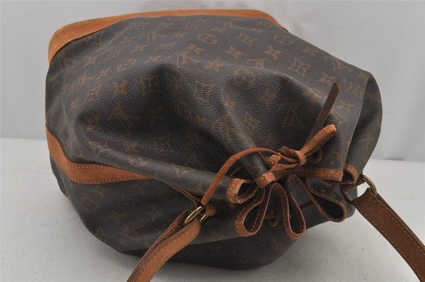Authentic Louis Vuitton Monogram Noe Shoulder Drawstring Bag M42224 LV 6769J