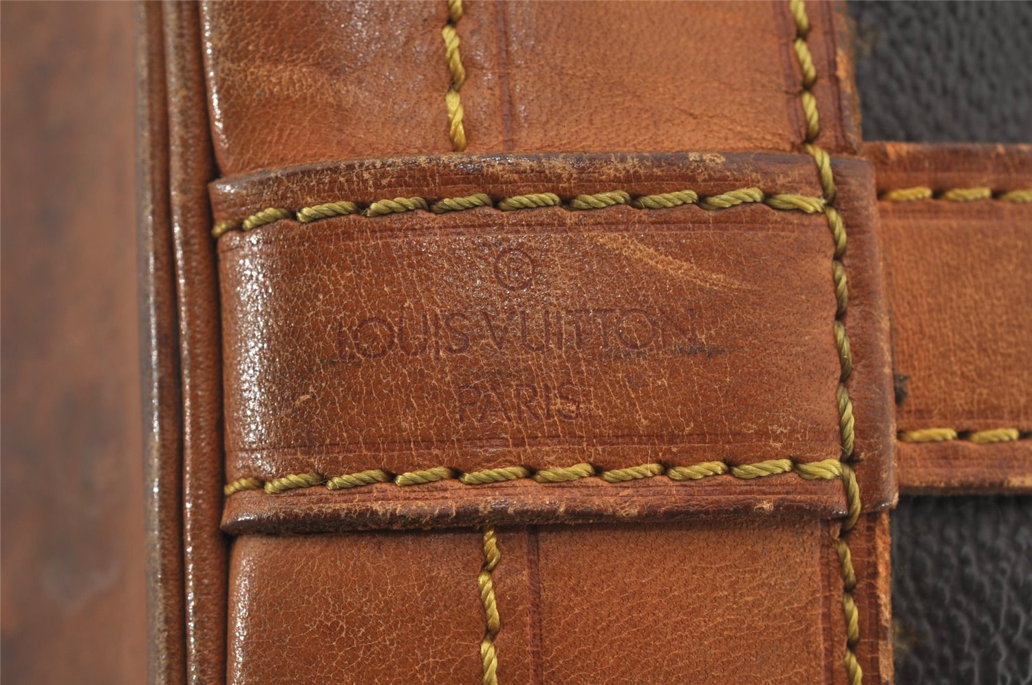 Authentic Louis Vuitton Monogram Noe Shoulder Drawstring Bag M42224 LV 6769J