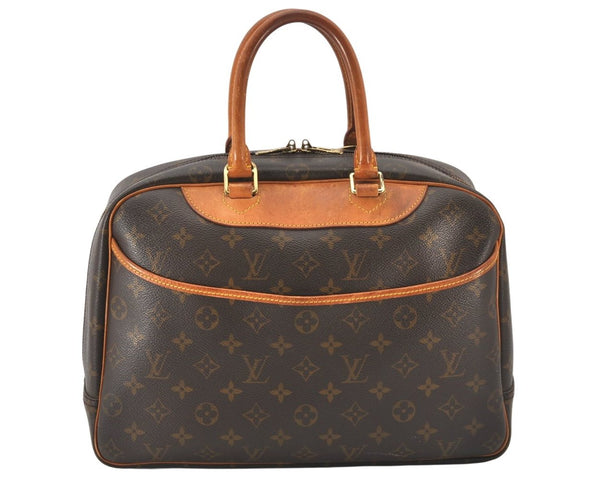 Authentic Louis Vuitton Monogram Deauville Hand Bag M47270 LV 6769K