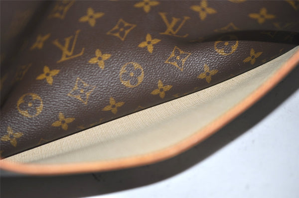 Authentic Louis Vuitton Monogram Deauville Hand Bag M47270 LV 6769K