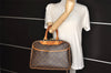 Authentic Louis Vuitton Monogram Deauville Hand Bag M47270 LV 6769K