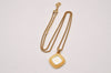 Authentic Christian Dior Gold Tone Chain Pendant Necklace CD 6771I