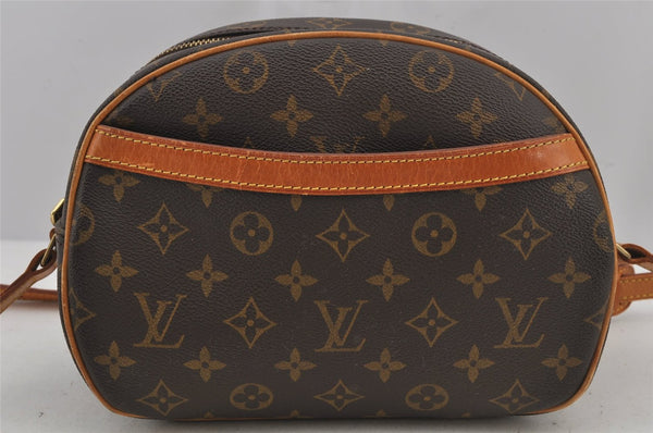 Authentic Louis Vuitton Monogram Blois Shoulder Cross Body Bag M51221 LV 6772J