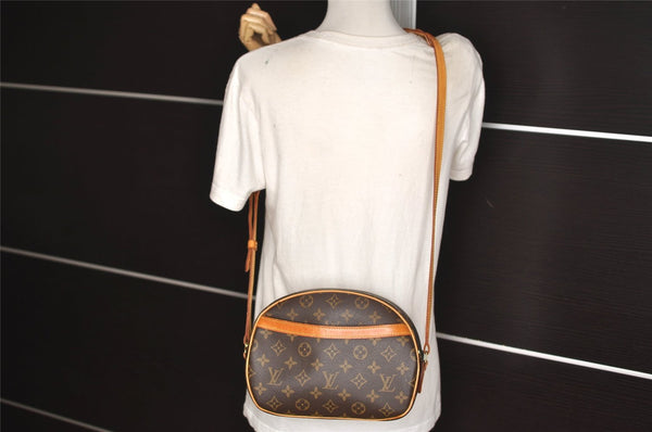 Authentic Louis Vuitton Monogram Blois Shoulder Cross Body Bag M51221 LV 6772J