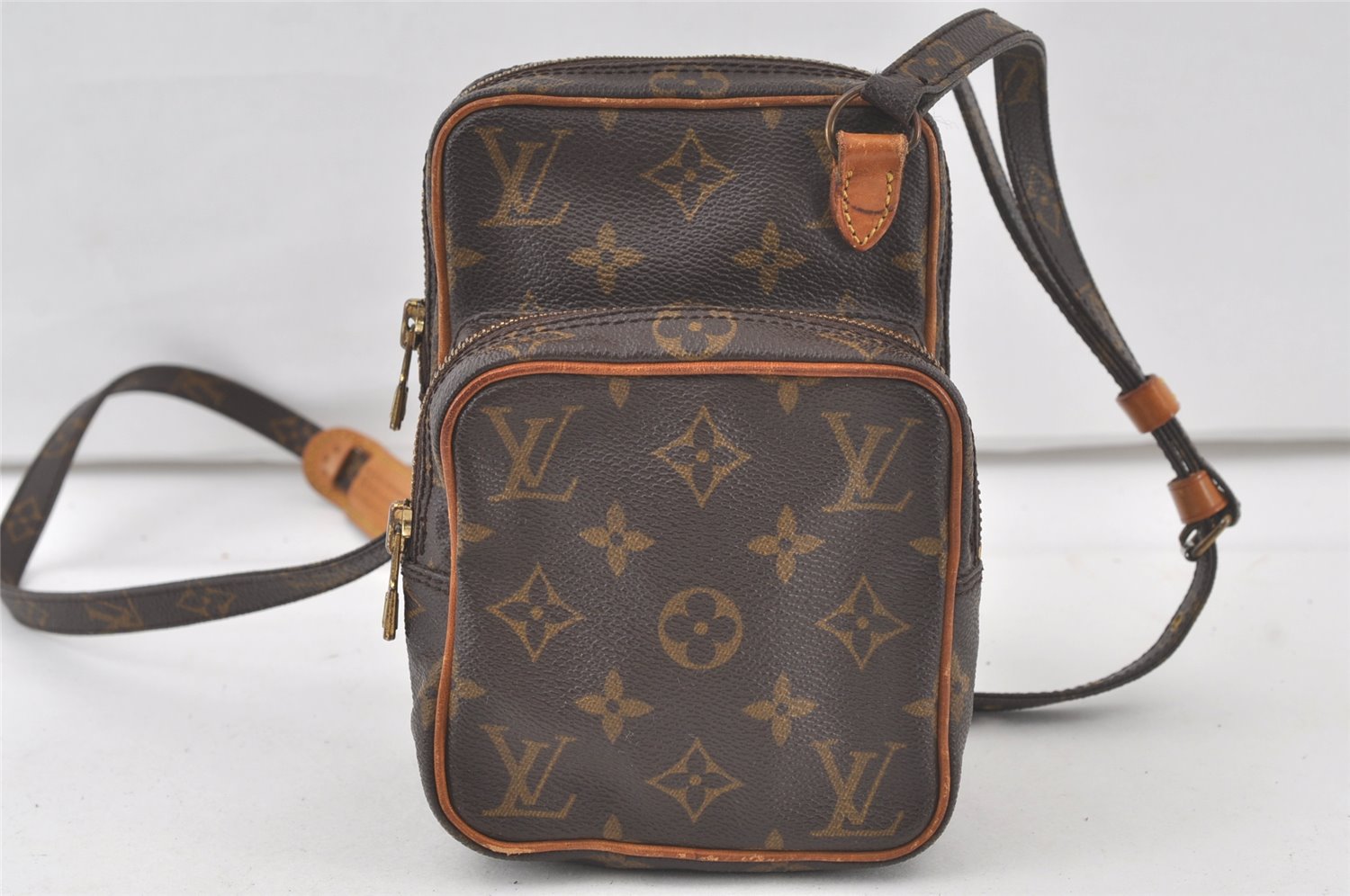 Authentic Louis Vuitton Monogram Mini Amazone Shoulder Cross Bag M45238 LV 6772K