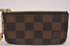 Authentic Louis Vuitton Damier Pochette Cles Coin Purse Case N62658 LV Box 6773J