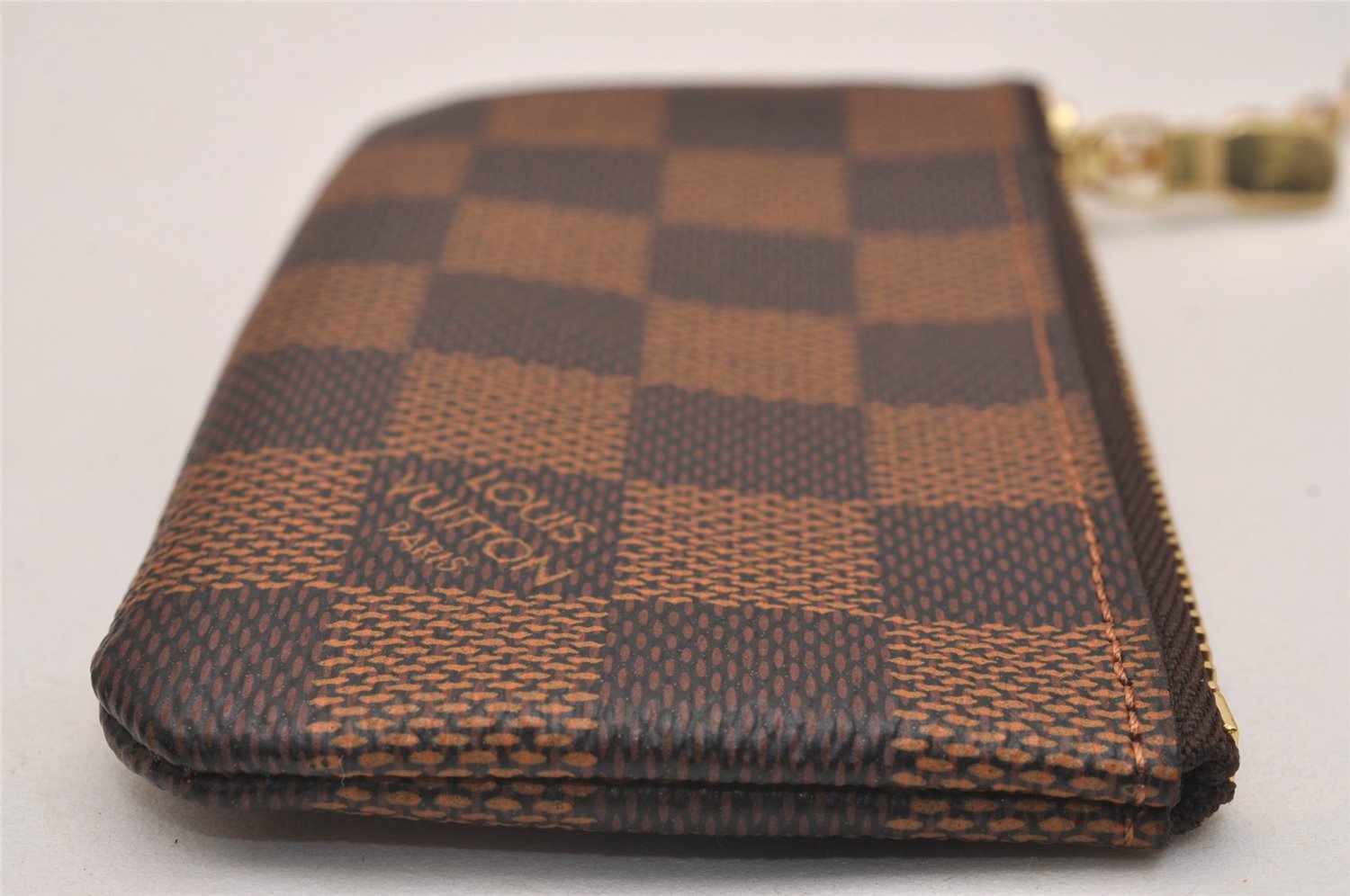 Authentic Louis Vuitton Damier Pochette Cles Coin Purse Case N62658 LV Box 6773J