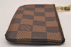 Authentic Louis Vuitton Damier Pochette Cles Coin Purse Case N62658 LV Box 6773J