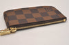 Authentic Louis Vuitton Damier Pochette Cles Coin Purse Case N62658 LV Box 6773J