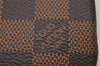 Authentic Louis Vuitton Damier Pochette Cles Coin Purse Case N62658 LV Box 6773J