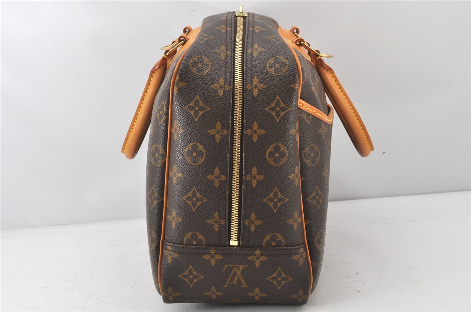 Authentic Louis Vuitton Monogram Deauville Hand Bag M47270 LV 6773K