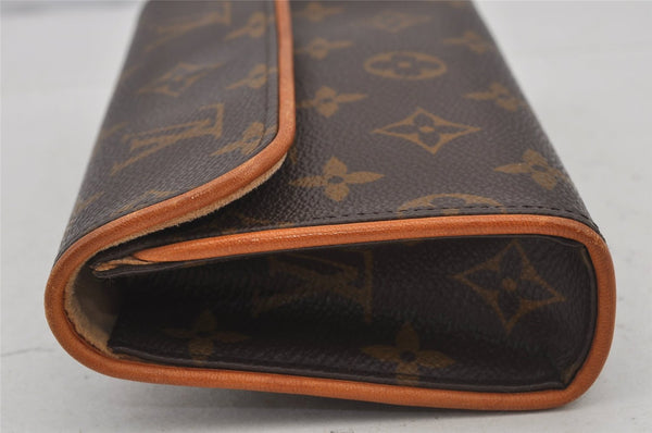 Auth Louis Vuitton Monogram Pochette Florentine Pouch Waist Bag M51855 LV 6774J