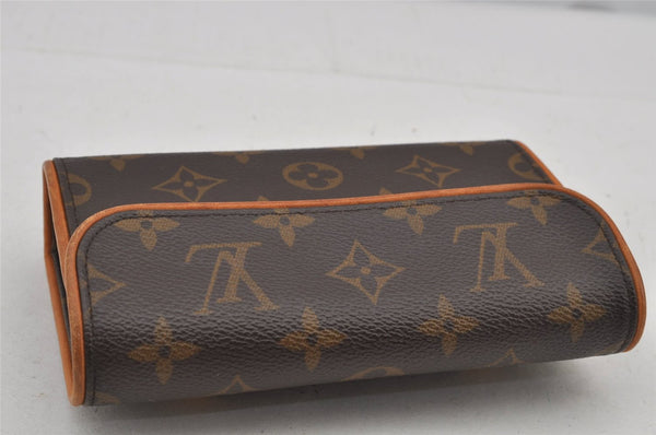 Auth Louis Vuitton Monogram Pochette Florentine Pouch Waist Bag M51855 LV 6774J